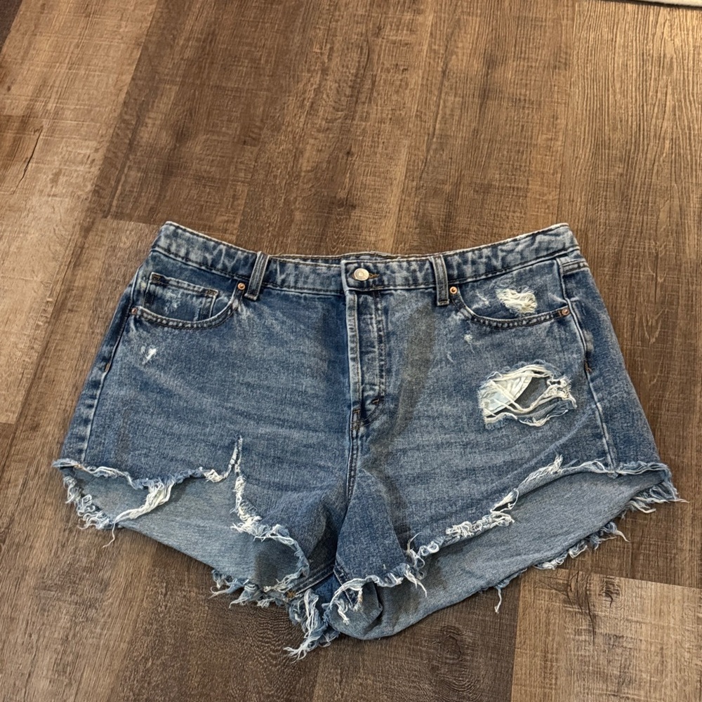 Wild Fable Ripped Blue Jean Shorts